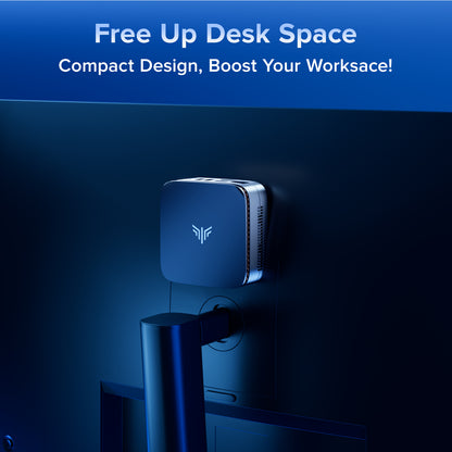KAMRUI Essenx E1 Mini Computer with Intel Processor N97, Mini Desktop PC 16GB DDR4 512 GB M.2 SSD, Desktop Computer with Dual 4K Display, Ethernet, WiFi, Bluetooth
